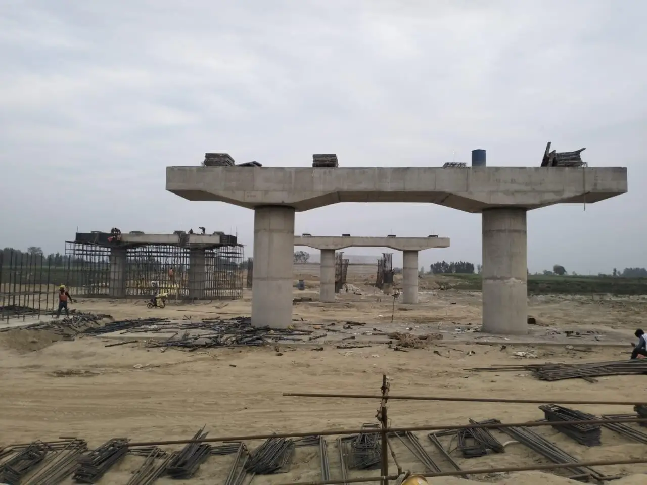 Bridge construction by RHC